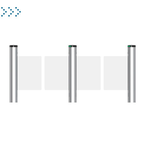 Cкоростной турникет с распашными створками, центральный модуль